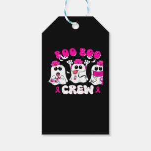 Boo Boo Crew Nurse Halloween Costume Ghost Breast Gift Tags