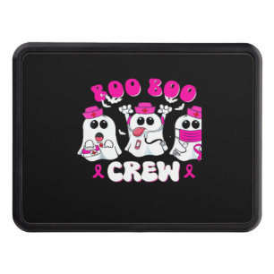 Boo Boo Crew Nurse Halloween Costume Ghost Breast  Hitch Cover