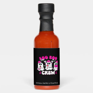 Boo Boo Crew Nurse Halloween Costume Ghost Breast Hot Sauces