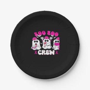 Boo Boo Crew Nurse Halloween Costume Ghost Breast Paper Plates