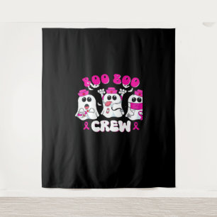 Boo Boo Crew Nurse Halloween Costume Ghost Breast Tapestry