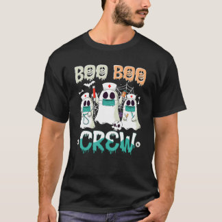 Boo Boo Crew Nurse Halloween Ghost Costume Matchin T-Shirt
