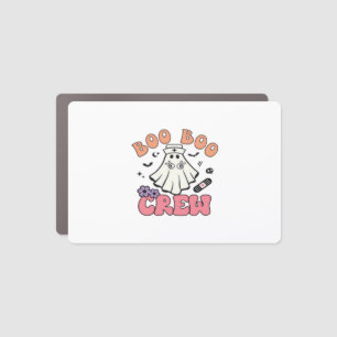 Boo Boo Crew Nurse Halloween Ghost Funny Classic T Car Magnet