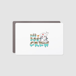 Boo Boo Crew Nurse Halloween Ghost Funny Classic T Car Magnet