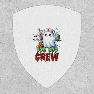 Boo Boo Crew Nurse Halloween Ghost Funny Classic T Patch