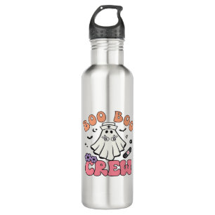 Boo Boo Crew Nurse Halloween Ghost Funny Classic T Stainless Steel Water Bottle