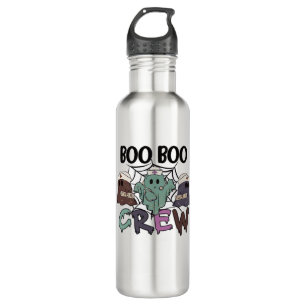 Boo Boo Crew Nurse Halloween Ghost Funny Classic T Stainless Steel Water Bottle
