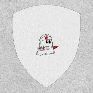 Boo Boo Crew Nurse Halloween Ghost Funny Oversized Patch