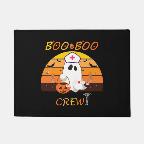 Boo Boo Crew Nurse Shirts Halloween Nurse Shirt Doormat