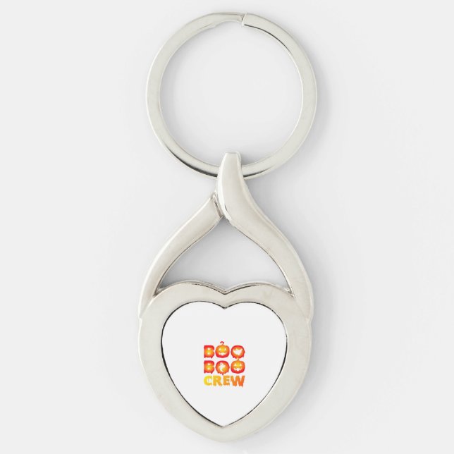 Boo Boo Crew Oversized T-Shirt Keychain (Front)