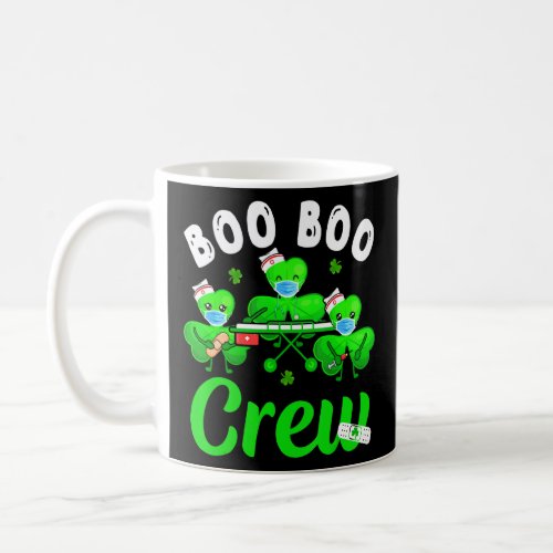 Boo Boo Crew Paramedic EMT EMS Nurse Mask St Patri Coffee Mug