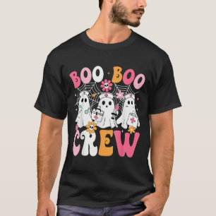 Boo Boo Crew Soky Nurse Ghost Nursing Halloween Nu T-Shirt
