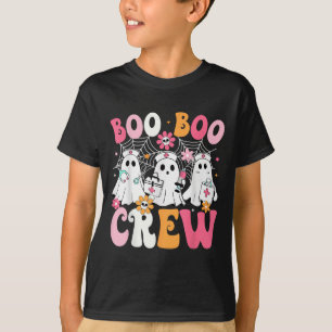Boo Boo Crew Soky Nurse Ghost Nursing Halloween Nu T-Shirt