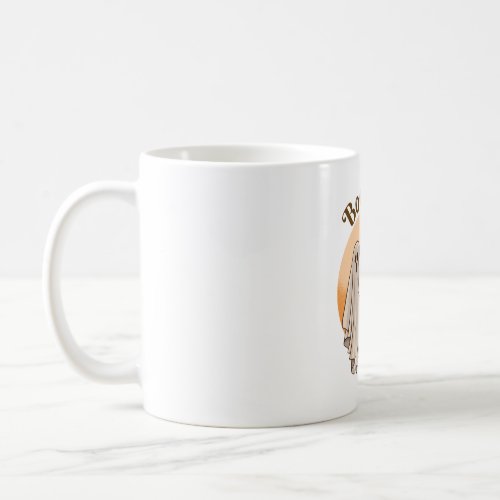 Boo Boo Cute Ghost Funny Halloween Groovy Coffee Mug