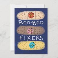 Boo-Boo Fixer Bandaids Greeting Card