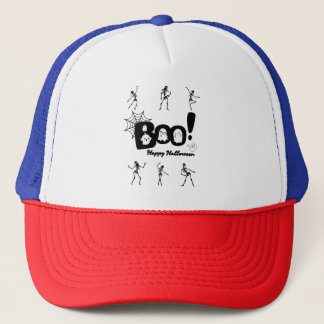 Boo Boo Ghost & Skeletons Halloween spooky Trucker Hat