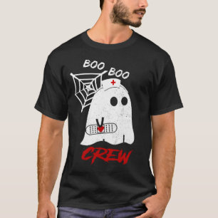 BOO boo nurse crew tee, funny halloween nurse T-Sh T-Shirt