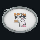 Boo Boo Nurse On Duty Classic T-Shirt Belt Buckle<br><div class="desc">Boo Boo Nurse On Duty Classic T-Shirt</div>