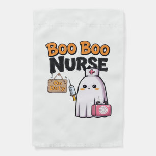 Boo Boo Nurse On Duty Classic T-Shirt Garden Flag