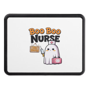 Boo Boo Nurse On Duty Classic T-Shirt Hitch Cover
