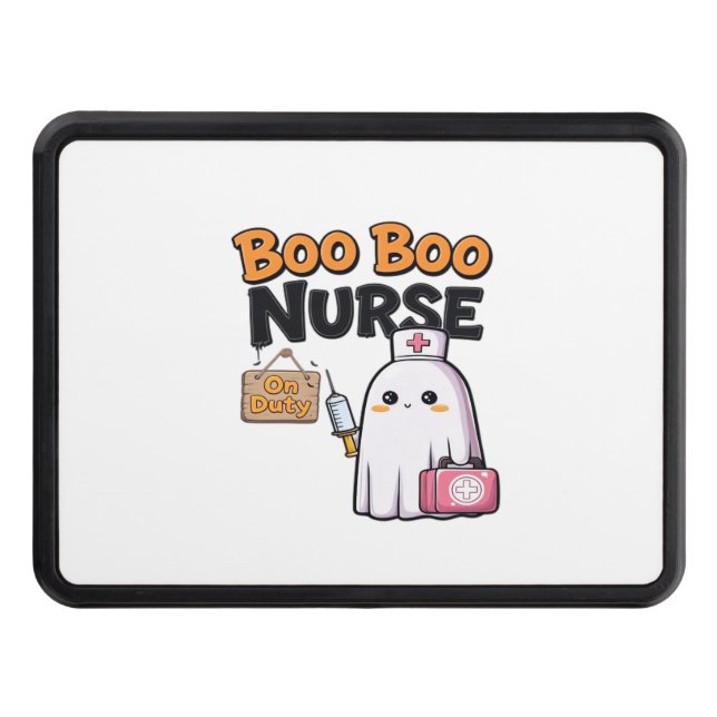 Boo Boo Nurse On Duty Classic T-Shirt Hitch Cover (Front)