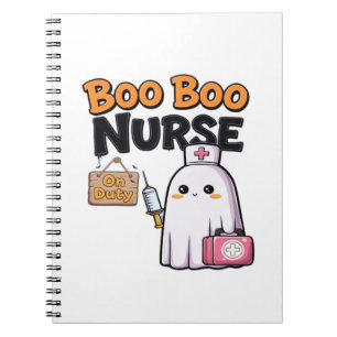Boo Boo Nurse On Duty Classic T-Shirt Notebook