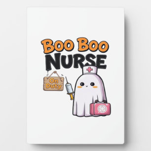 Boo Boo Nurse On Duty Classic T-Shirt Plaque