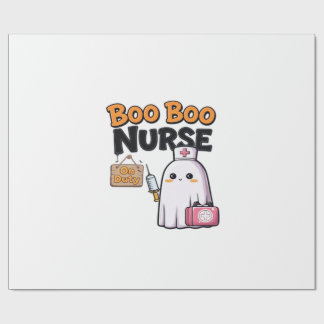 Boo Boo Nurse On Duty Classic T-Shirt Wrapping Paper