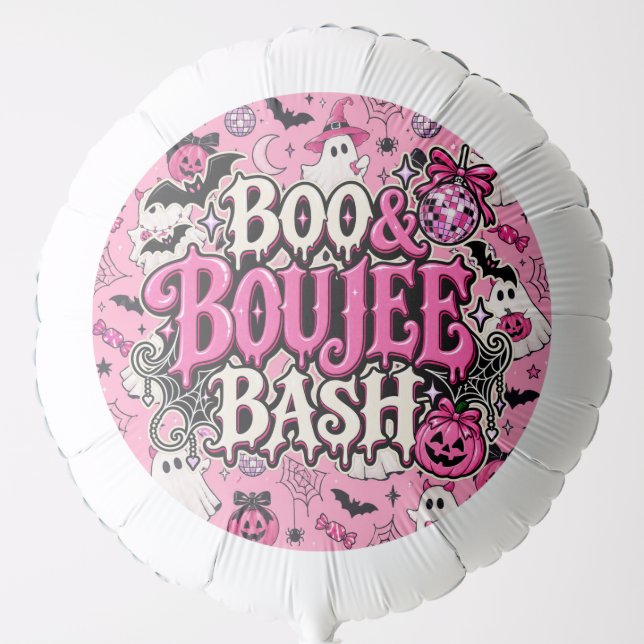 Boo & Boujee Bash  Balloon (Front)