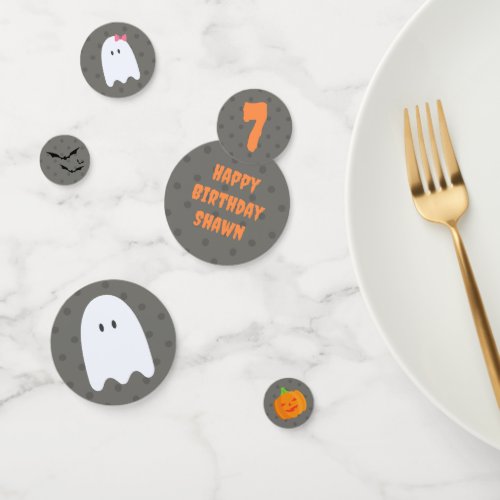 Boo Boys Halloween Party Confetti Table Decor