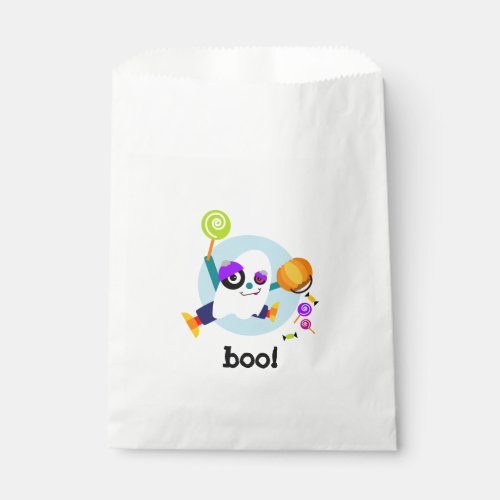Boo Cartoon Ghost Halloween Candy Favor Bag