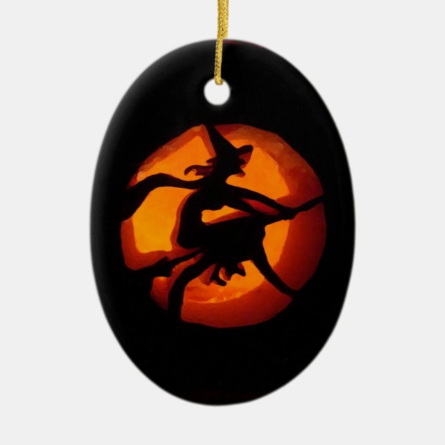 Boo Ceramic Ornament (Front)