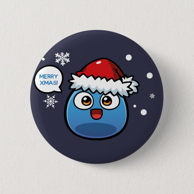 Boo Christmas Products Button (Front)