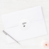 Boo Classic Round Sticker (Envelope)