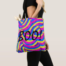 Boo Colorful modern happy pattern purple yellow