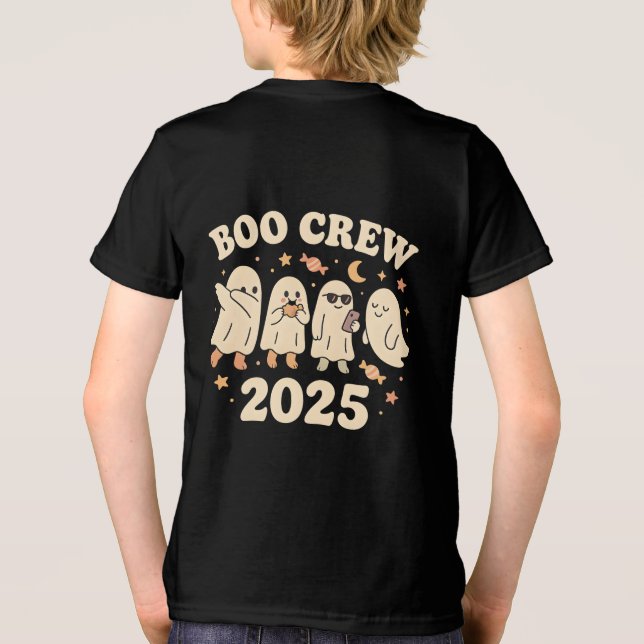 Boo Crew 2025 Trending Ghost Squad Tri-Blend Shirt (Back)