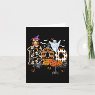 Boo Crew Bachelorette Party Halloween Witchy Brida Card