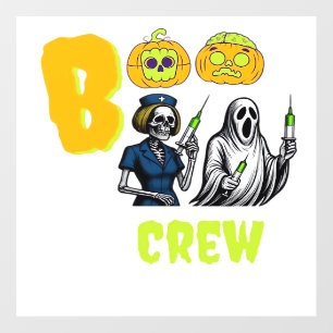 Boo Crew Classic T-Shirt Wall Decal