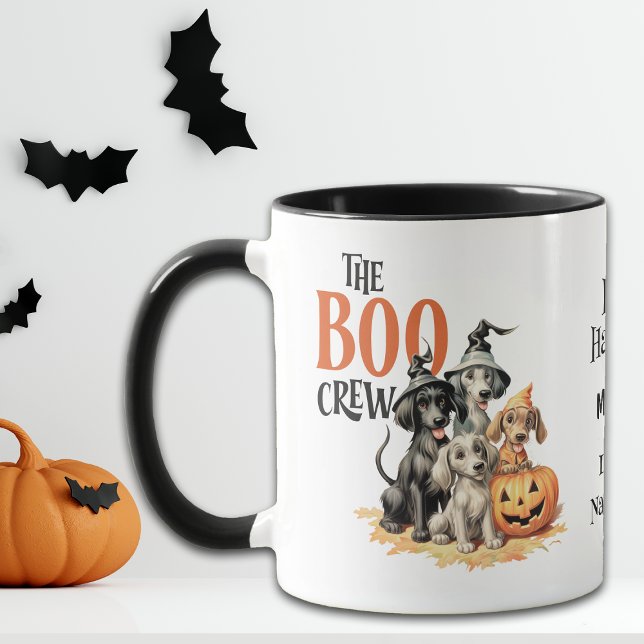 Boo Crew Cute Dogs Kids Halloween Mug (Creator Uploaded)