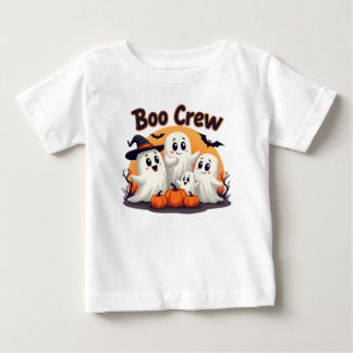 Boo Crew Cute Halloween Ghost Family Baby T-Shirt