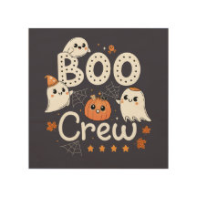 Boo Crew Cute Halloween Ghosts and Pumpkin