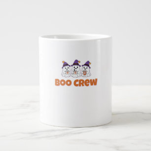 Boo Crew – Cute Halloween Ghosts Design Giant Coffee Mug