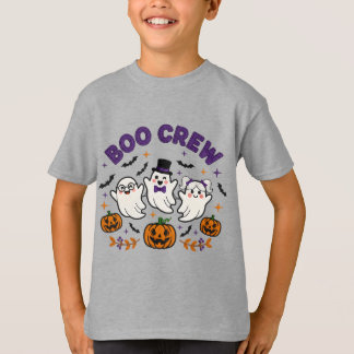 Boo Crew Cute Halloween Ghosts T-Shirt