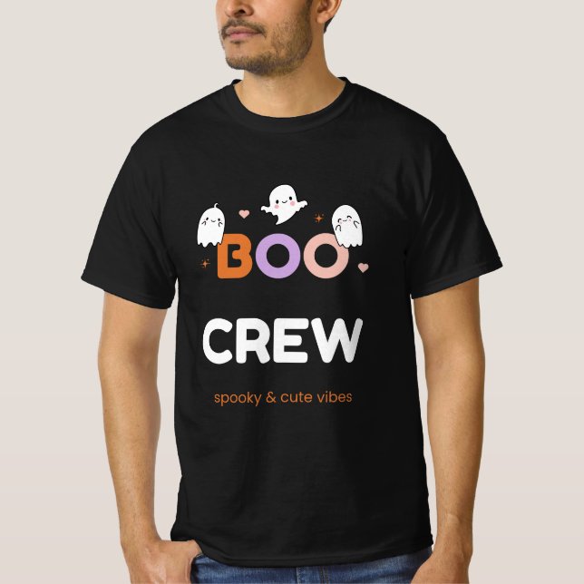 BOO CREW | Cute Halloween Ghosts T-Shirt (Front)