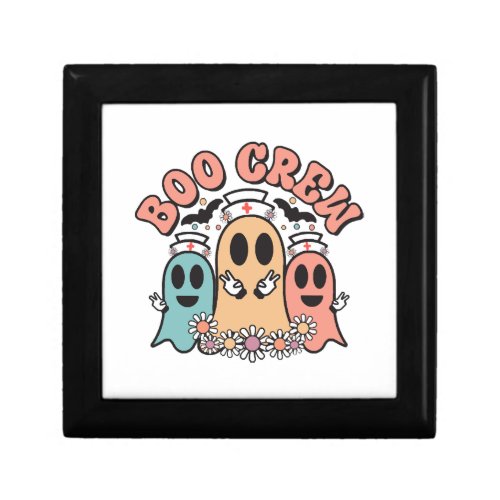 Boo Crew Cute Nurse Ghosts Gift Box