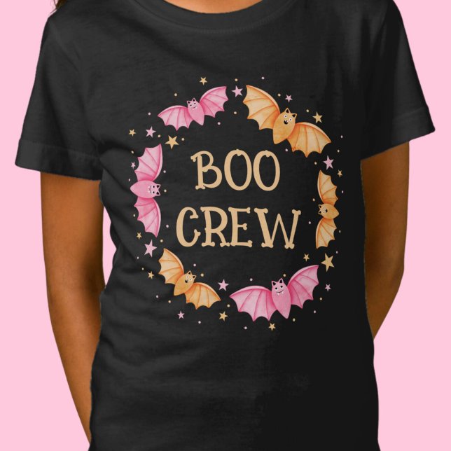 Boo Crew Cute Pastel Halloween  T-Shirt (Boo Crew Cute Pastel Halloween T-Shirt)