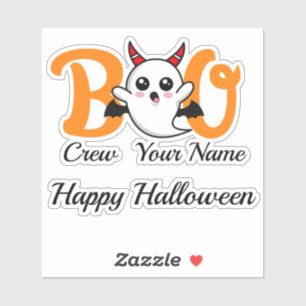 Boo Crew Devil Halloween family matching  Sticker