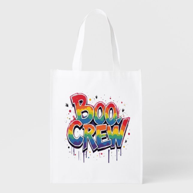 Boo Crew – Everyday Collection Grocery Bag (Front)