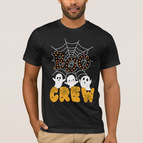 Boo Crew Family Matching Funny Halloween T_Shirt