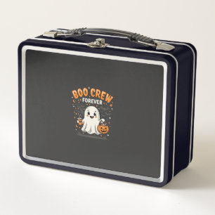 Boo Crew Forever Halloween Ghost Design_1 Metal Lunch Box